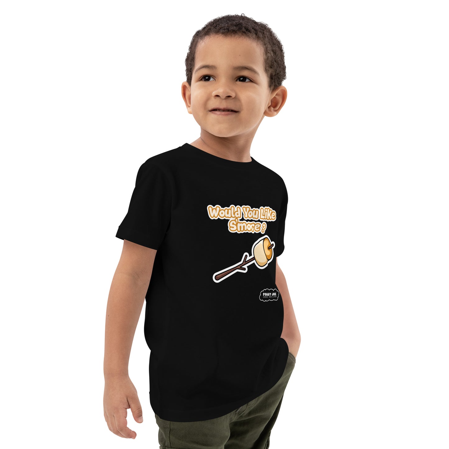 Would you like S'more? x Foggy Joe! - Organic cotton kids t-shirt