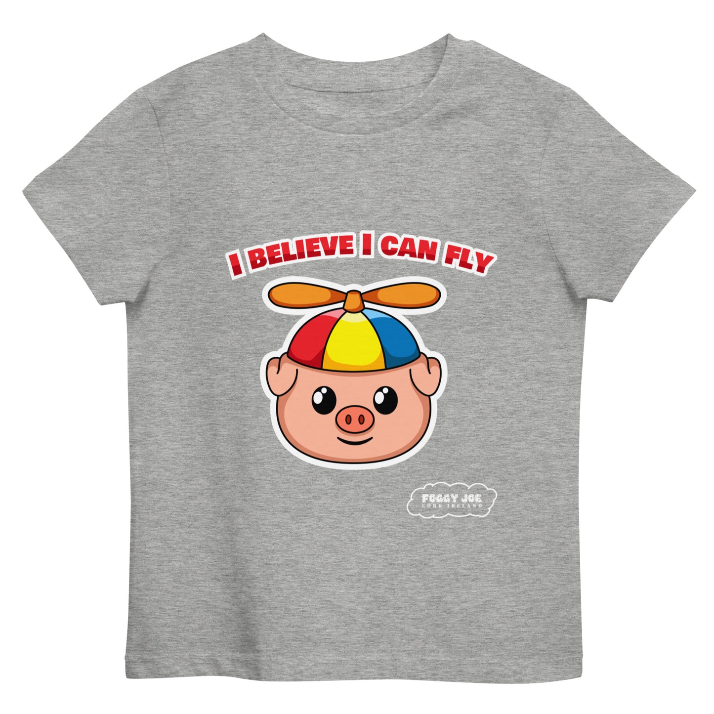 I believe I can fly x Foggy Joe! - Organic cotton kids t-shirt