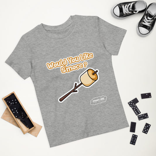 Would you like S'more? x Foggy Joe! - Organic cotton kids t-shirt