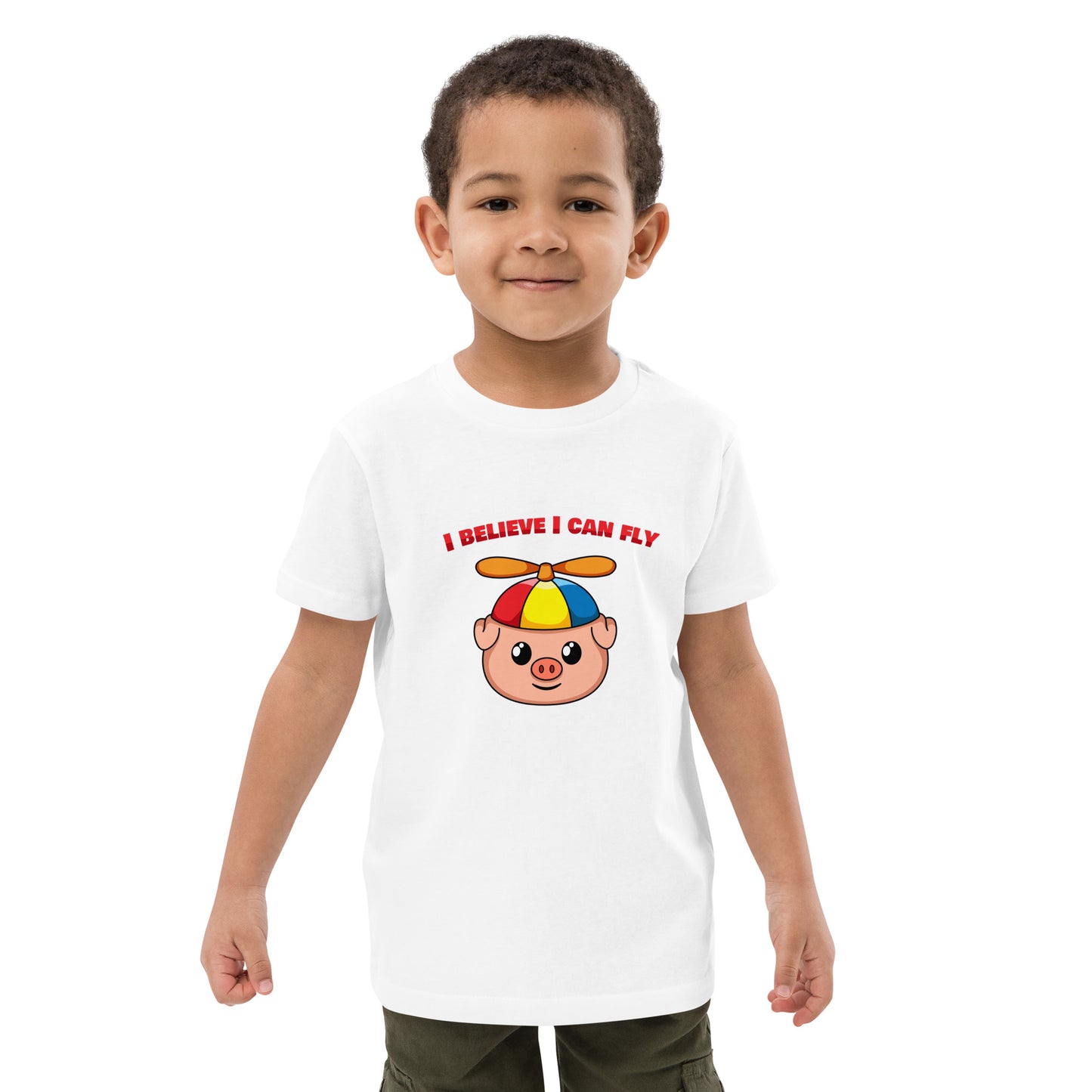 I believe I can fly x Foggy Joe! - Organic cotton kids t-shirt