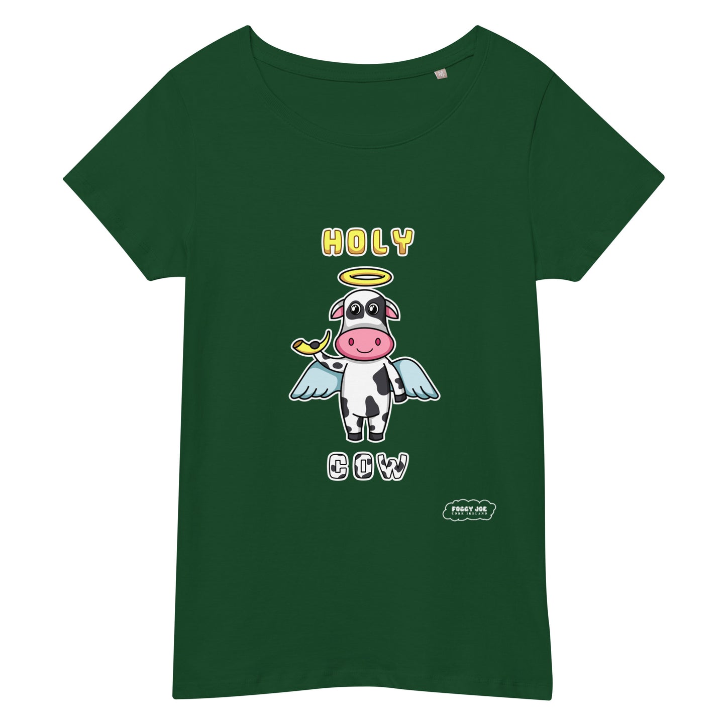 Holy Cow by Foggy Joe! Women’s basic organic t-shirt