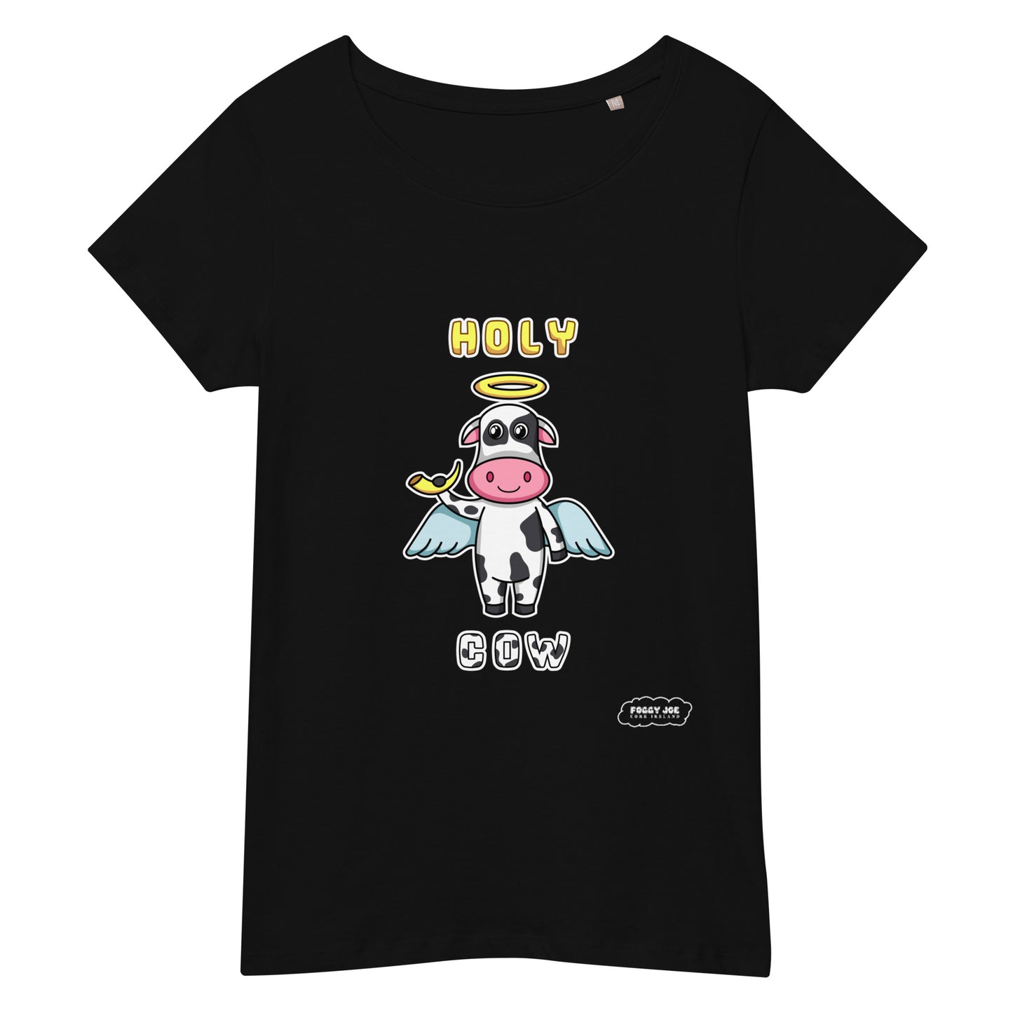 Holy Cow by Foggy Joe! Women’s basic organic t-shirt