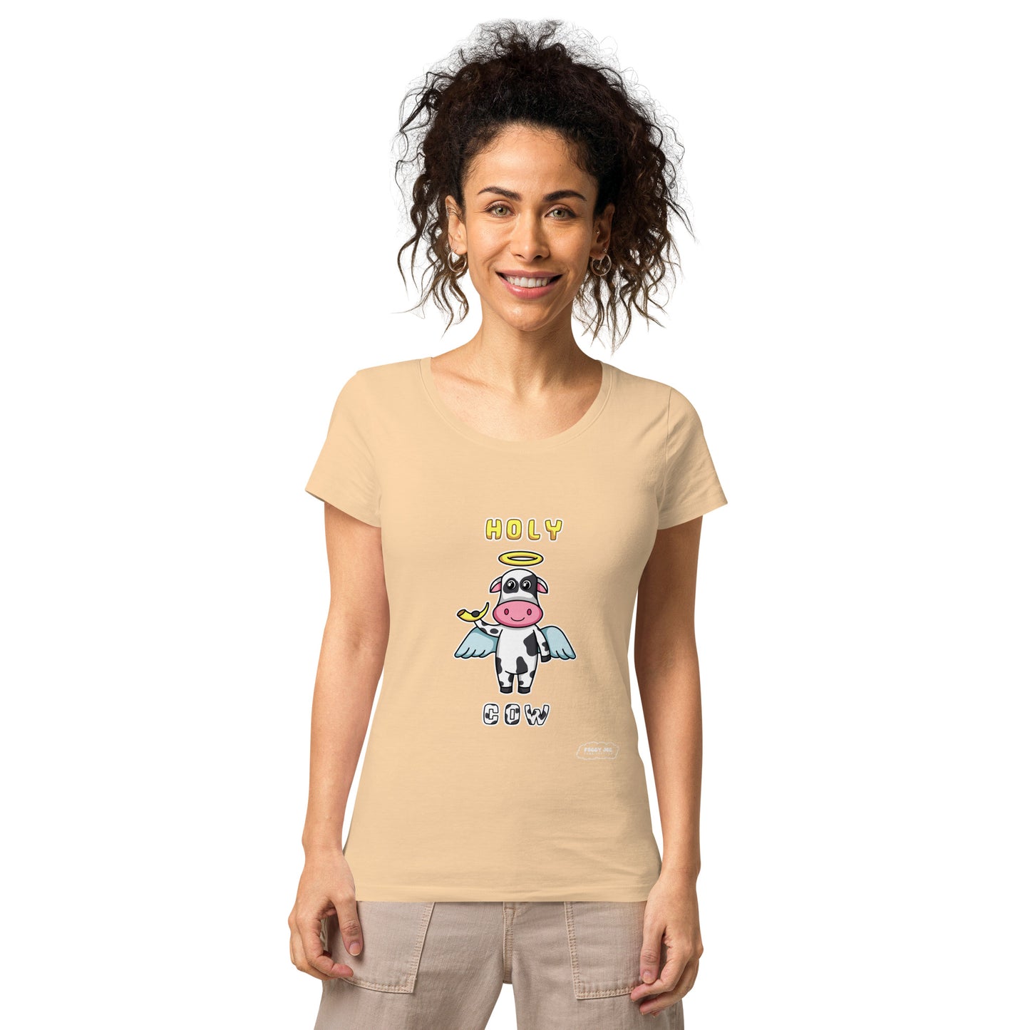 Holy Cow by Foggy Joe! Women’s basic organic t-shirt